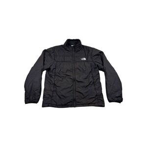 The North Face Jacket Mens Medium Black Lightweight Insulated Full Zip Puffer